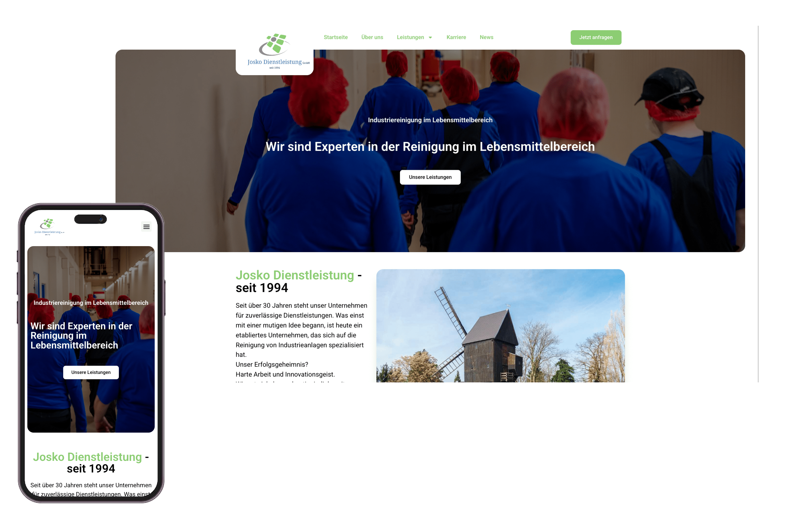 Webagentur Leipzig 4 Webagentur Leipzig - Referenz Josko Dienstleistung GmbH